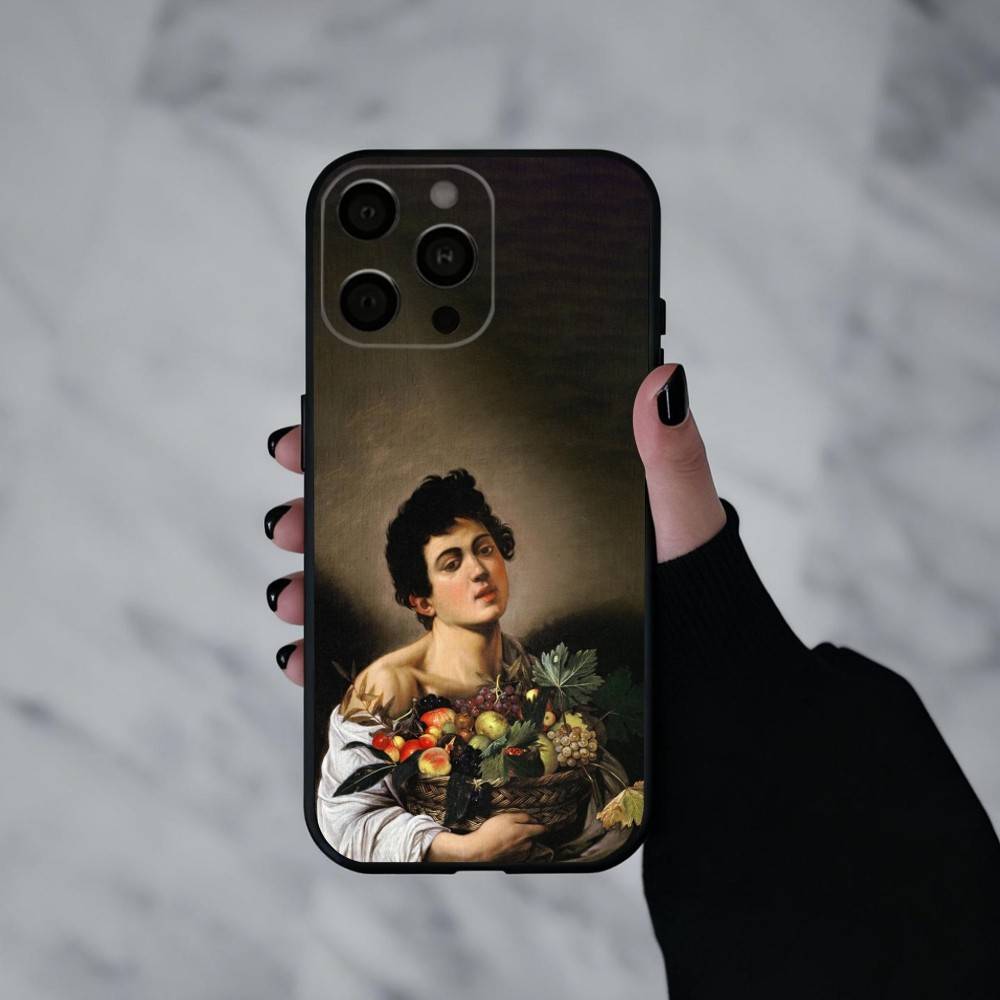 C-Caravaggio-O P-Painting-G Phone Case For iPhone 17pro, 16,15,14,13,12,11 X XR Plus,Others Soft Black Cover