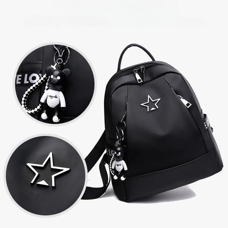 Rucsac de modă pentru femei Rucsac casual din nailon de mare capacitate Geanta mami Geanta de umar de lux de designer