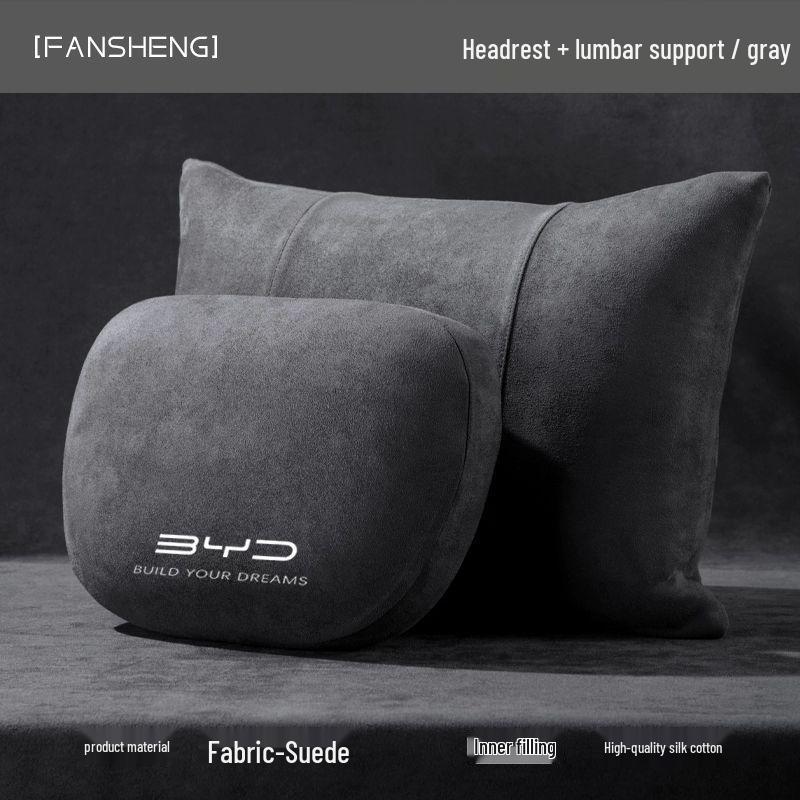 Neck Pillow for BYD Song Plus DM-i, Qin Plus, Tang, and Han EVs - Car Headrest Support