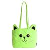 Fashion New Design Large Capacity Cartoon Cat Embroidery Tote Shoulder Bags Women Students Daily Commute Shopping School Bag