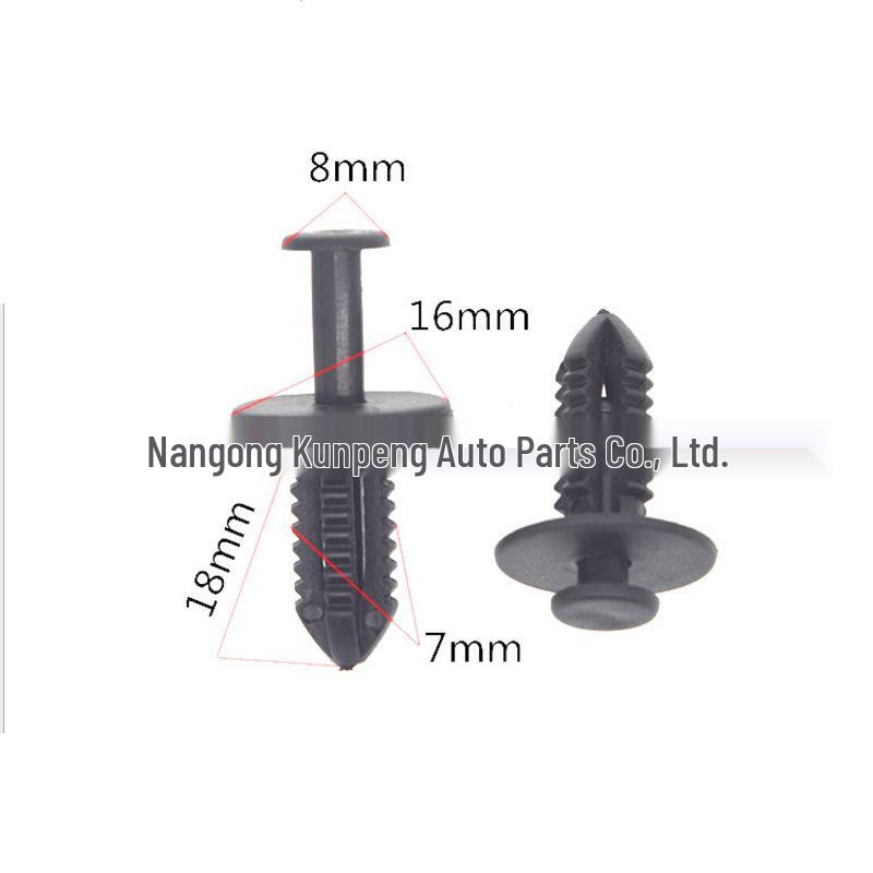 Compatible Fender Liner & Grille Retaining Clips for BMW, Opel, and Mercedes-Benz