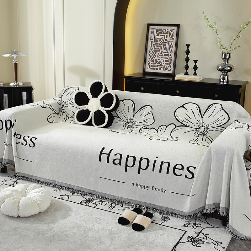 Chenille Sofa Towel Cover Cloth High Sense All-Inclusive Sofa Cover Four Seasons Universal One-Piece Anti-Scratching Sofa Cushion