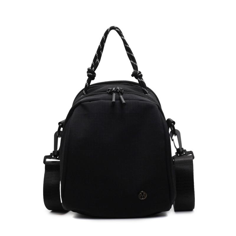Fashion sense small backpack women's lightweight casual shoulder bag new fashion commuter shell bag simple commuter messenger bag