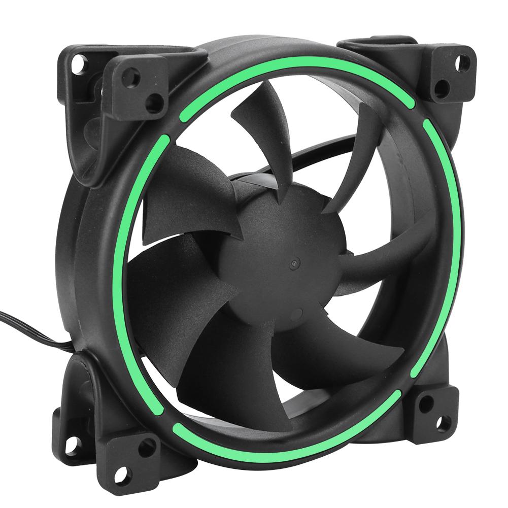 12V 24CFM LED Cooling Fan 1500RPM Silent CPU Cooler Computer Chassis Radiator