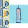 Vintage Cartoon Cell Phone Toy With Flashing Lights And Music For Kids Sleep And Learning
