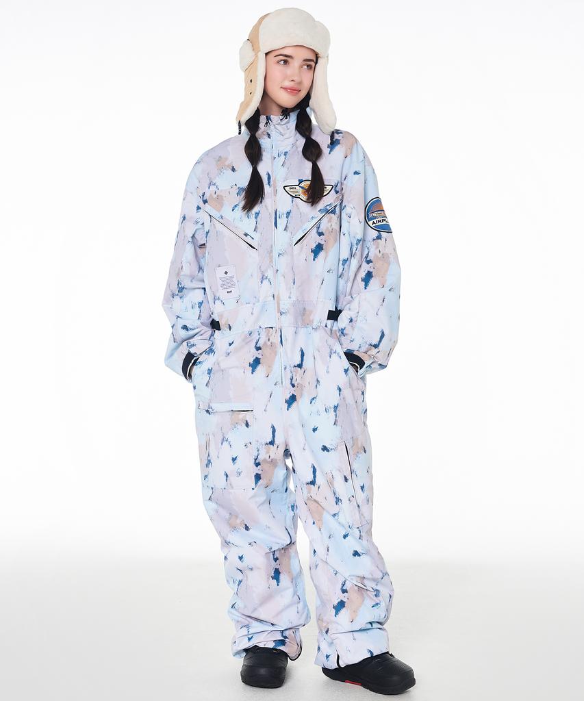Dolauteoweeo 2425 Volkan Boardwear Work Jumpsuit Camo Print Unisex