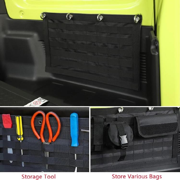 Luggage Storage Bag Cover Trunk Boot Organizing Large Capacity Tailgate Organizer for Jimny JB64 JB74 2019-2024 Vehicles