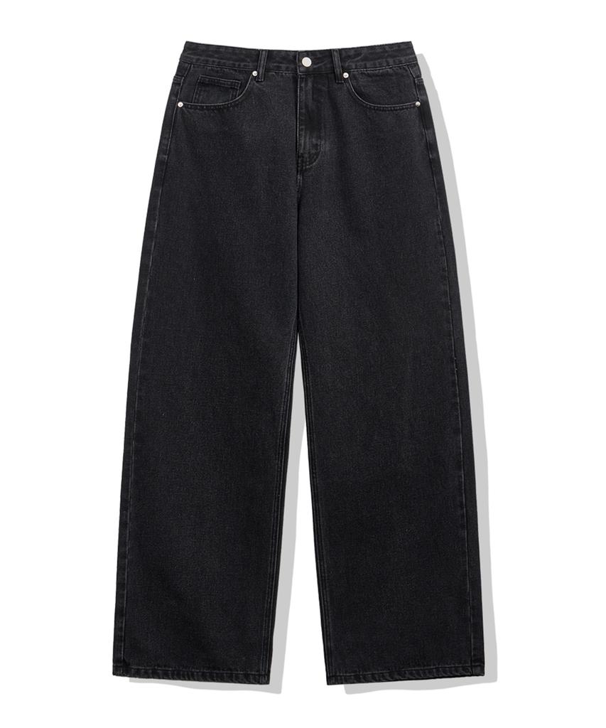 ULIFEZIP Basic Denim Standard Wide Pants 5 Colors [Ulzd_0001] (A Type)