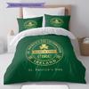 UjpestFC Pattern Bedding Quilt Set Quilt Cover Pillowcase Home Decoration Birthday Gift (1 * duvet cover + 2 * pillowcase, without core)