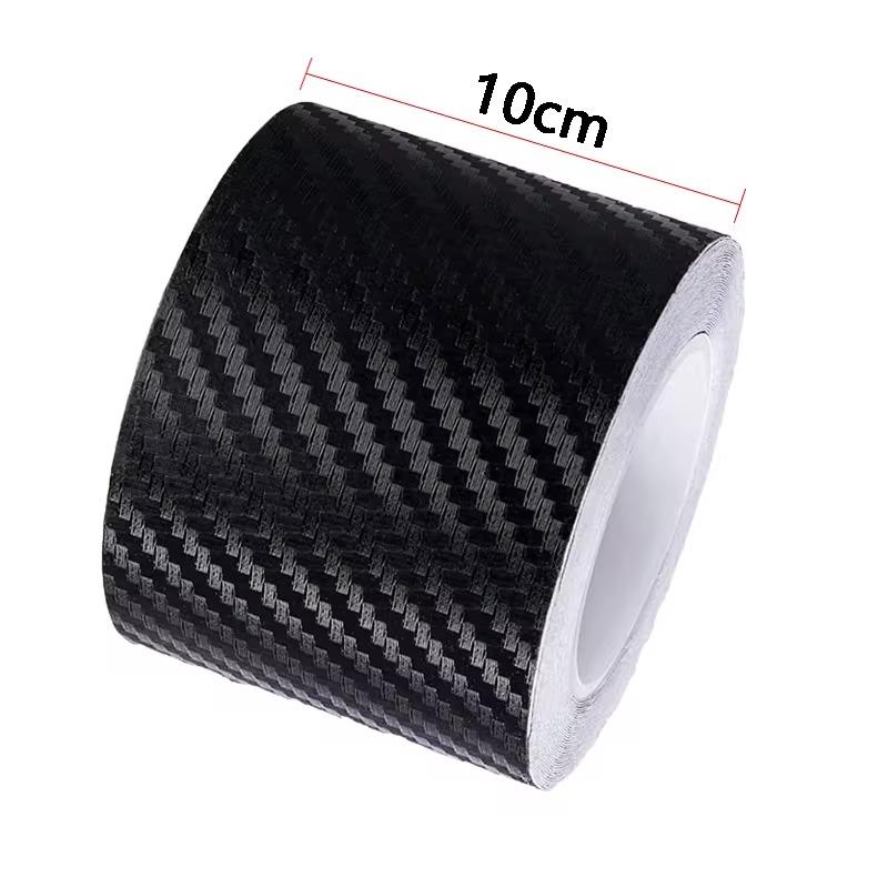 3/10M Carbon Fiber Car Stickers Auto Door Threshold Trunk Protective Strip Anti Scratch Tape Waterproof Decal Car Accessories