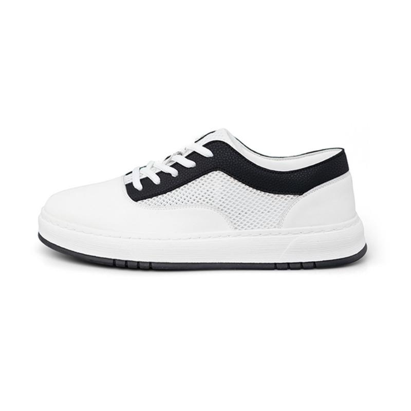 

Новая высококачественная спортивная обувь мужская кожаная дышащая сетчатая обувь для скейтборда модная трендовая горячая повседневная мужская обувь 44