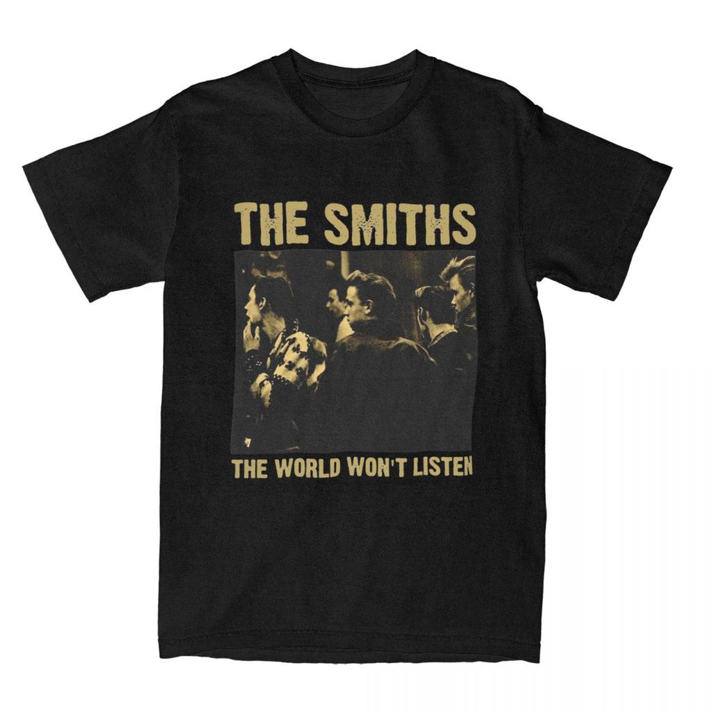 The Smiths Tričko Letní móda Potištěná Y2K Zábavná trička 100% Bavlna Harajuku Tričko Pro Muže Krátký Rukáv Ležérní Oblečení