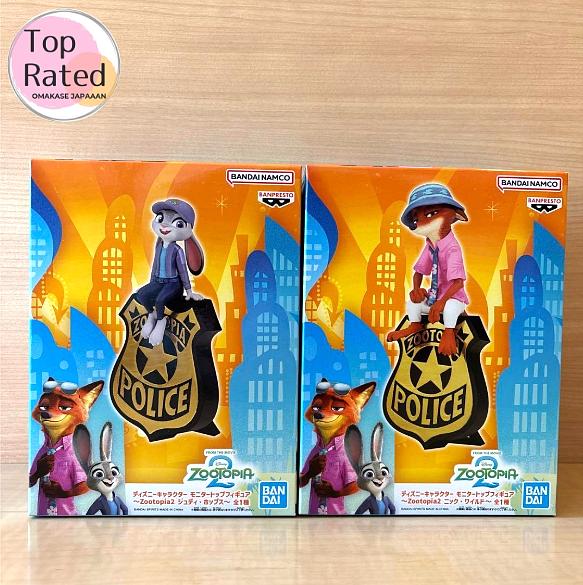 Зверополис 2 Фигурка на монитор Джуди Хопс Ник Уайлд BANPRESTO Disney Япония