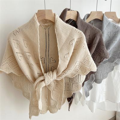 New Shoulder Scarf Shawl Women'S Fake Collar Shoulder Protection Scarf Air-Conditioned Room Camisole Decoration Paired With Neck Protection Knot