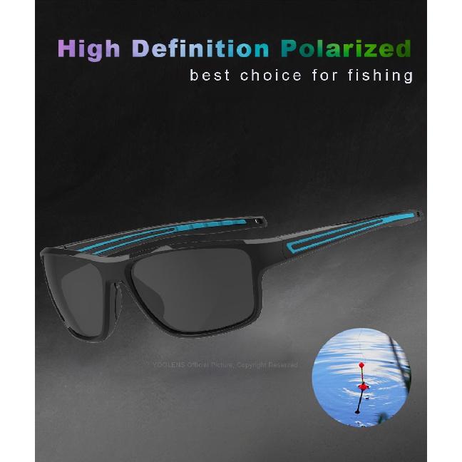 

Поляризованные спортивные квадратные солнцезащитные очки для мужчин Женщины Рыбалка Бег Езда на велосипеде Гольф Вождение Шторы Солнцезащитные очки