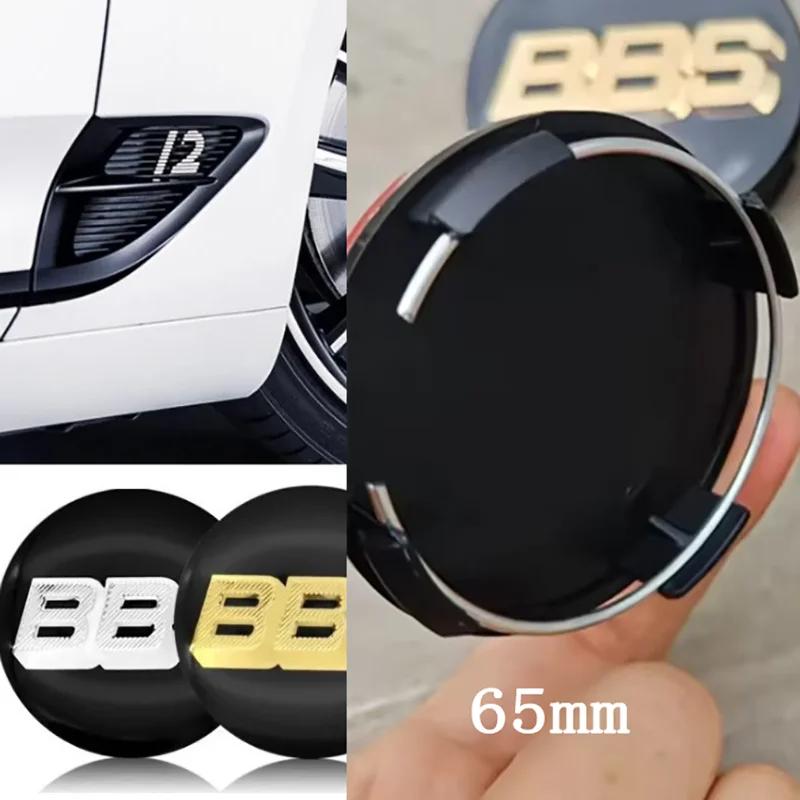 4Pcs 60/65mm Acrylic BBS Wheel Center Cap Wheels Tyre Car Wheel Center Cap Set Vehicles Automotive BBS Wheel Hub Modification