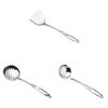 Stainless Steel Kitchen Utensils With Wall Mount For Durable Cooking And Storage