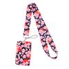Yoga Sakura Credential Holder Little daisy Lanyard for Key Cute Neck Strap Card ID Badge Holder Key Chain Accessories Wholesale