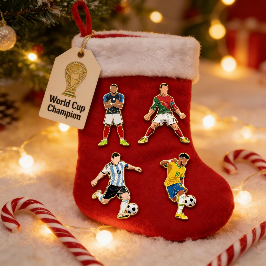 Football Enamel Pin, Soccer Brooch Set, Sport Metal Badge, Punk Lapel Pin, Backpack Jewelry, Fans Gift, Jersey Decor