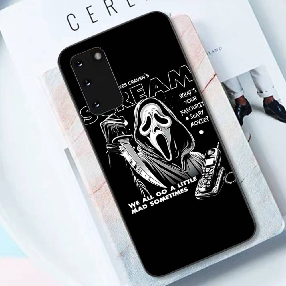 Ghost Face Scream Halloween Phone Case For Samsung S 9 10 20 21 22 23 30 23 24 Plus Lite Ultra FE S10lite Fundas