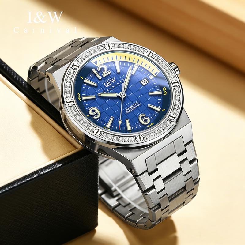 IW Mechanical Watch Men with Waterproof Miyota Movement Automatic Mens Watches Top Brand Luxury Wristwatch Men