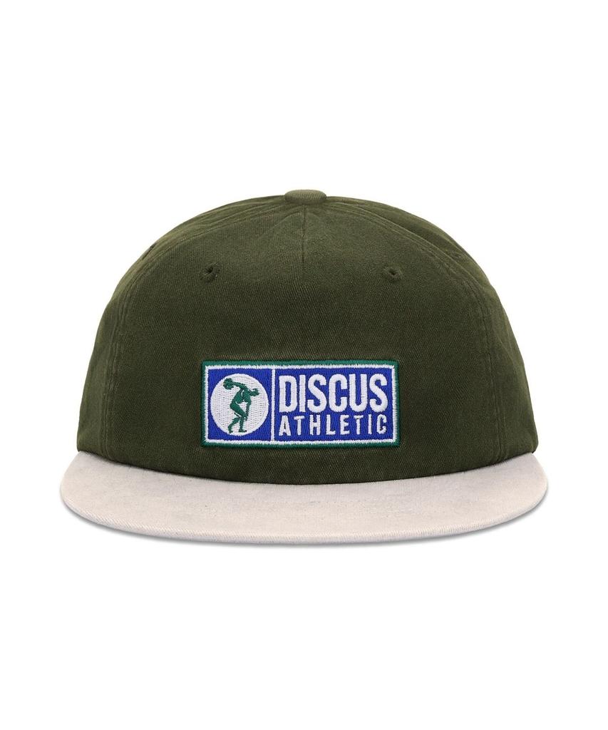 DISCUS ATHLETIC Logo 5-Panel Cap Khaki