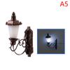 1:87 Miniature Led Lamppost Wall Light Model Diy Micro Landscape Architectural