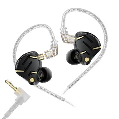 KZ ZS12 Pro 2 Kz Earphones, 1DD+5BA Hybrid IEM Wired Earphones, Chinese-made, Built-in Electronic Crossover Board, HIFI Sound Quality, Gaming Compatib