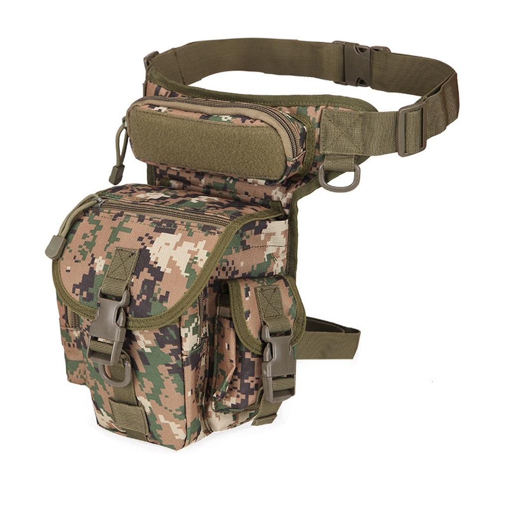 Waterproof Oxford Cloth Camouflage Single Shoulder Crossbody Reporter Photography Sports New Leg Bag