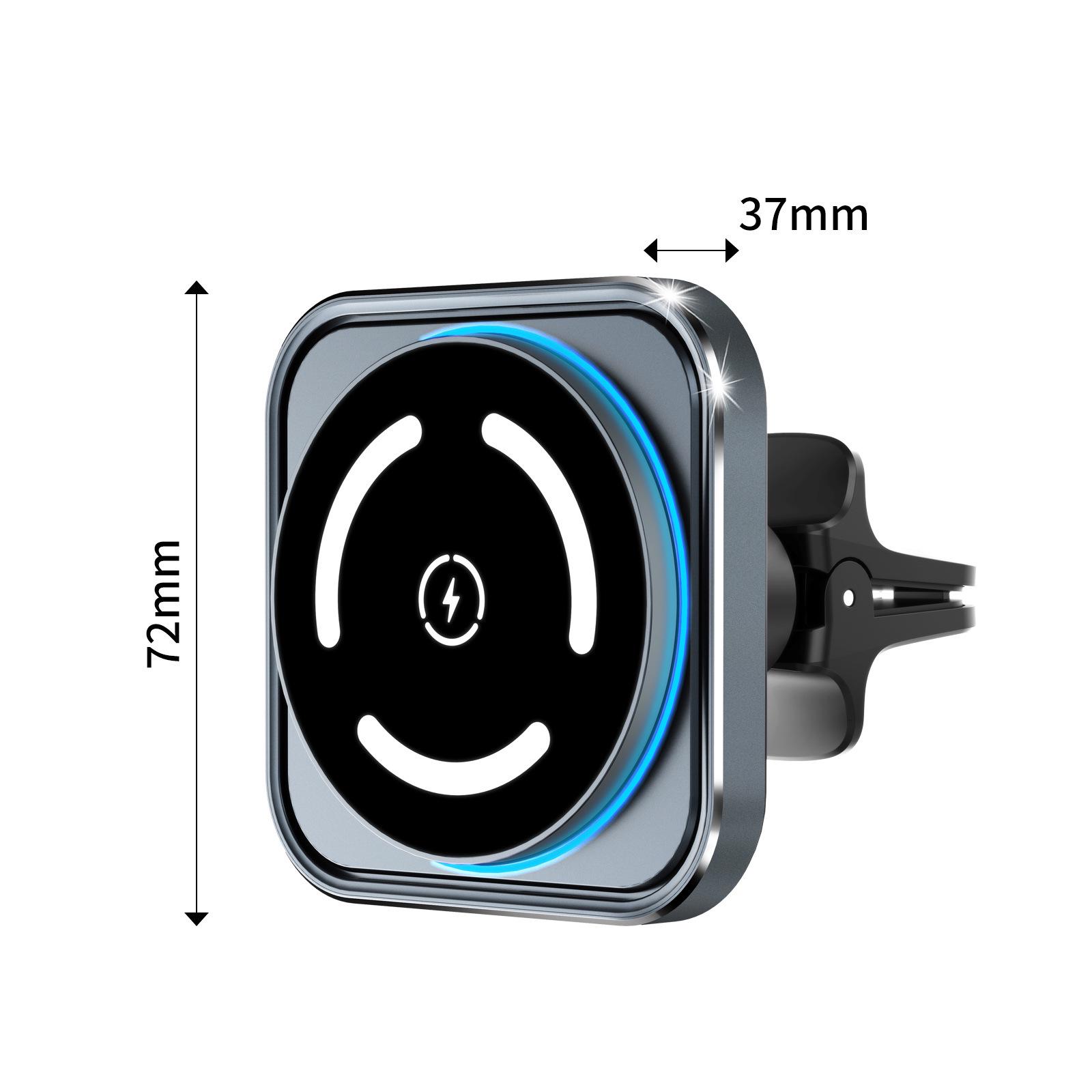 MagSafe 15W Fast Charging Car Phone Holder & Wireless Charger