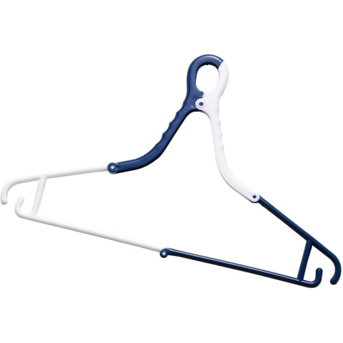 Twin Mall Laundry Drying Hanger, Navy, 3-Pinch, BEILU BE-05N
