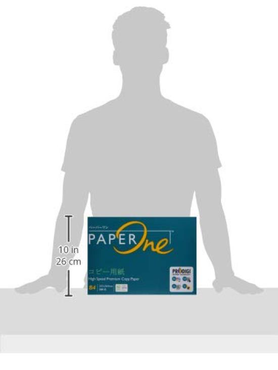 April PaperOne Kopierpapier B4 500 Blatt geeignet für CO2-neutrales PEFC-Papier, Größe, Blattanzahl. Hochweißes Papier, 0,09 mm Dicke, für Volumen-Druck.