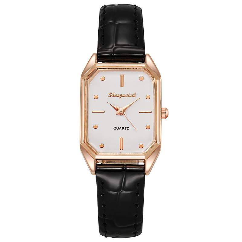

Ladies Quartz Watch Bracelet Green Dial Simple Rose Gold Dial Mesh Luxury Women Watches Brand Women Watches Fashion Square
