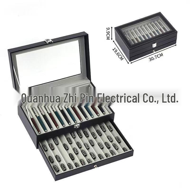Shengxi Leather Skylight Fountain Pen Storage and Display Box