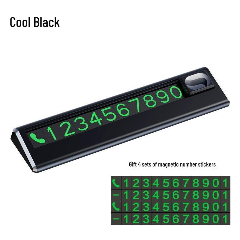 

Регулируемая временная парковочная табличка с номером для автомобилей