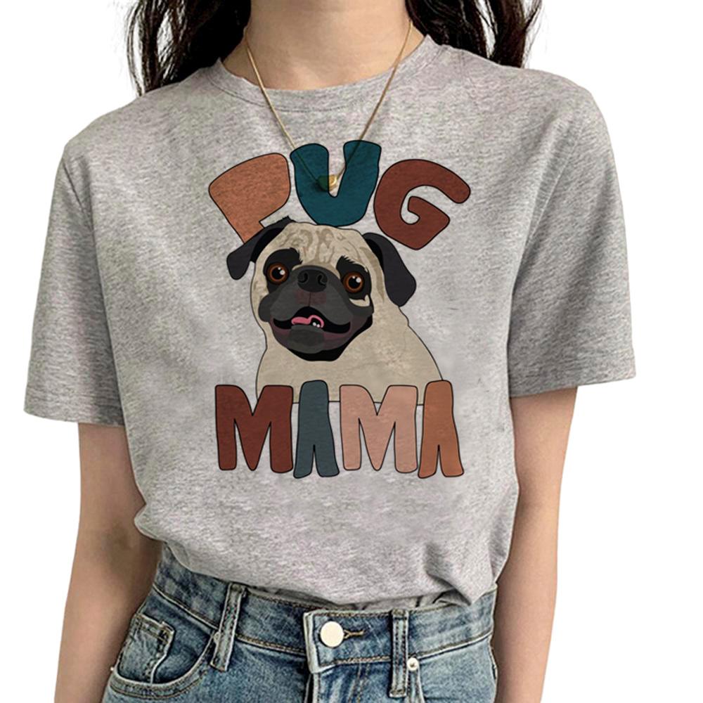 Pug T Shirt Women Funny Summer Streetwear T Shirt feUnisex Streetwear Designer Funny Clothes