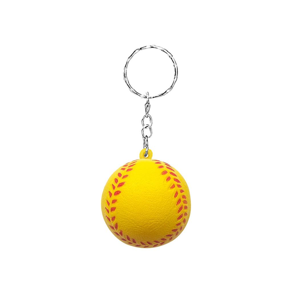 Pu Foam Basketball Keychain Toy For Children Kids Stress Relief Bag Accessory