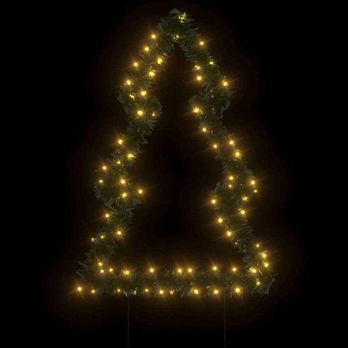 VidaXL Luminous Christmas Tree Decoration with Stakes 80 LEDs 60 Cm 357728