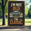 Vintage Classic Car Tin Sign Wall Art Metal Poster Gift for Men