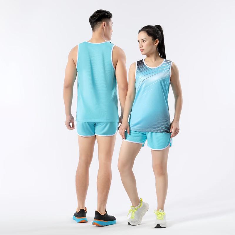 Uniformes de Equipo de Atletismo con Impresión Personalizada - Conjuntos Deportivos para Competición de Maratón para Hombres y Mujeres