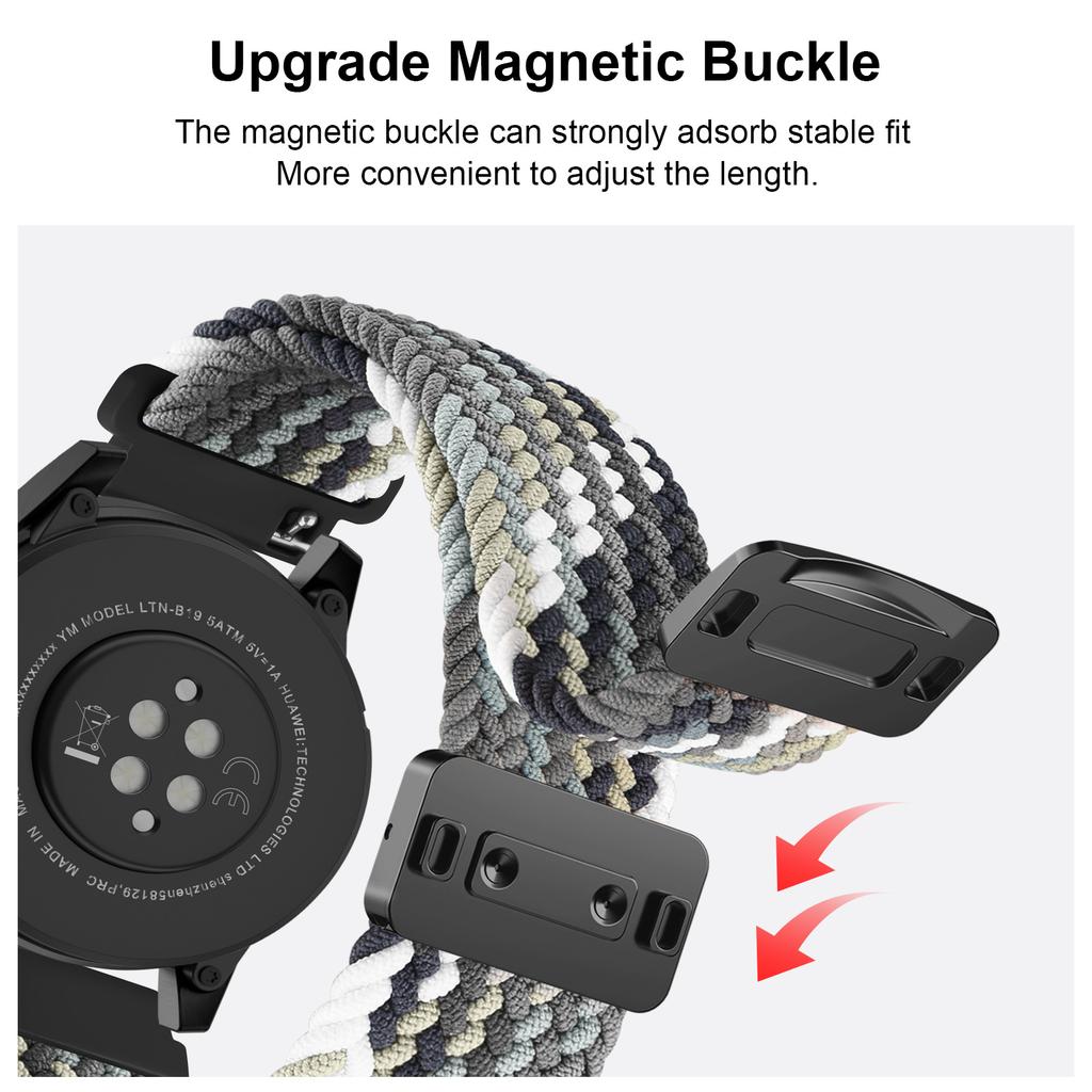 18/20/22mm Quick Release Braided Strap Loop for Samung/Huawei/Garmin Universal Watch Band Replacement Wristband For Woman Man