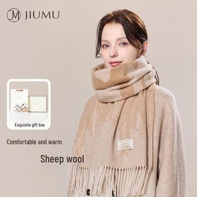 Women's Warm Wool Scarf Shawl