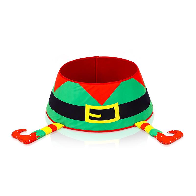 

1 шт. Юбка для елки с 3D-принтом, компактно складывается для хранения, праздничное покрытие для основания елки, экологичный материал, 60x40x20 см 40*60*20cm