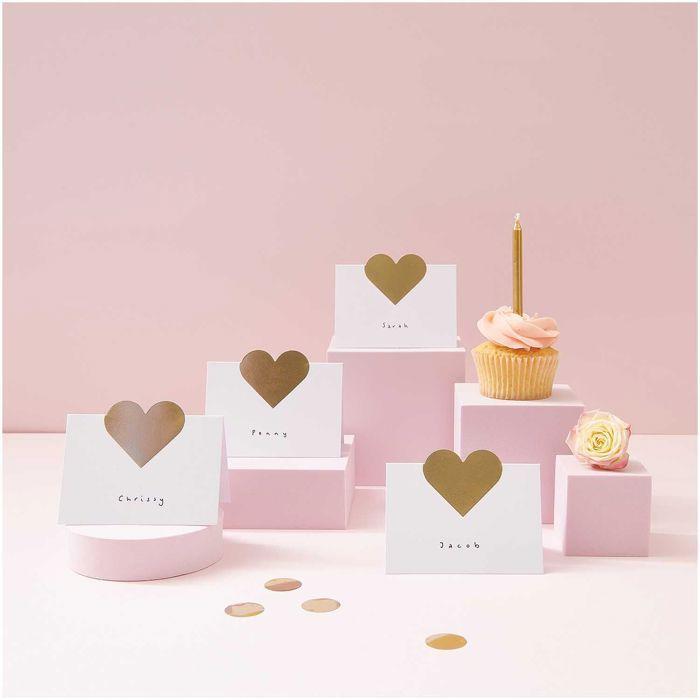 Heart Place Cards