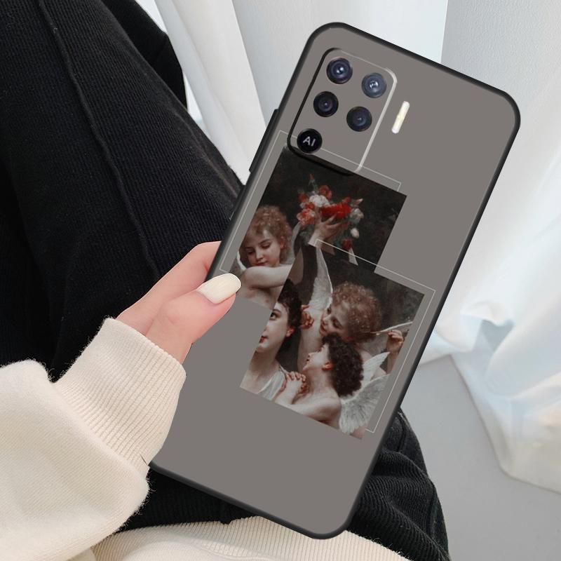 

Cute Angels Aesthetic Aesthetics Case For Oppo A54 A74 A94 A18 A57 A17 A77 A38 A58 A78 A98 A80 A60 A40 A96 A76 A16 A15 A5 Pro OPPO A78 5G