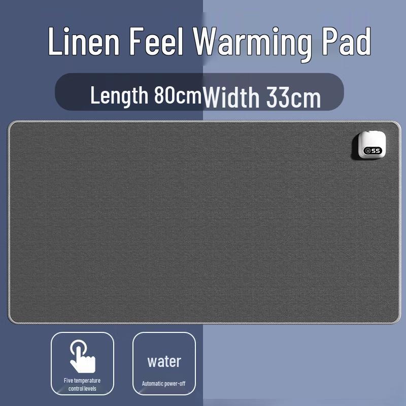 ZISIZ Heated Linen Desk Mat