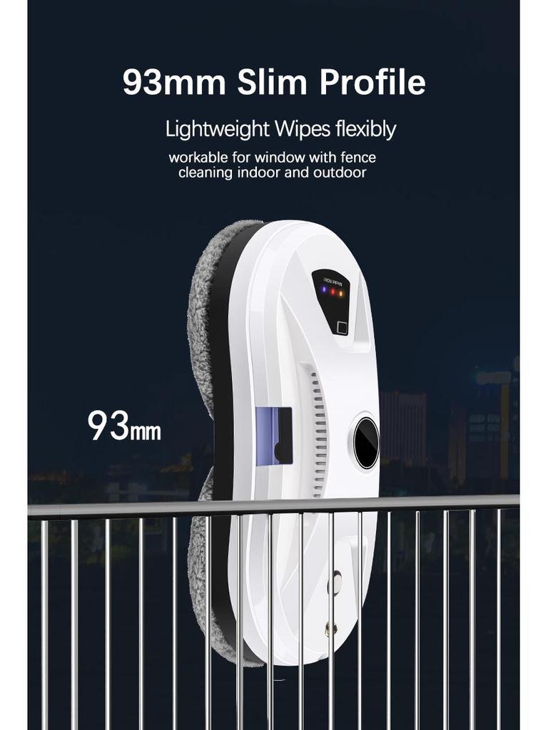 Smart Automatic Window Cleaning Robot for High-Rise Glass