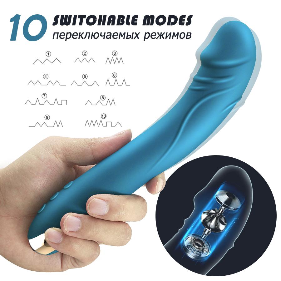 10 modus Dildo Vibrator für Frauen G Spot Vagina Massager Klitoris Stimulator Silikon Weibliche Masturbator Sex Spielzeug für Frau