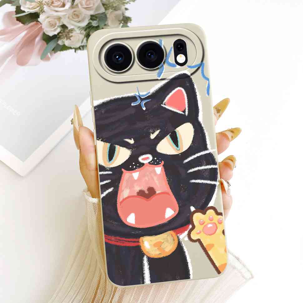 For Honor 500 5G 6.55" Case Cute Cat Cartoon Print Silicone Back Cover For Honor500 HONOR 500 5G MEY-AN00 Phone Cases Bumper