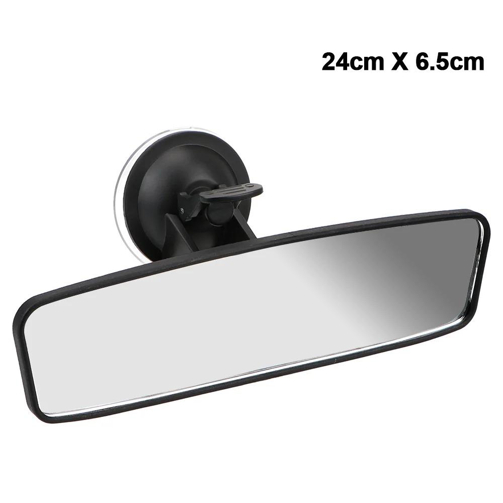 Adjustable Suction Cup Interior Rear View Mirror Wide-angle Rearview Mirror Car Rear Mirror Universal Car Interior Accessories